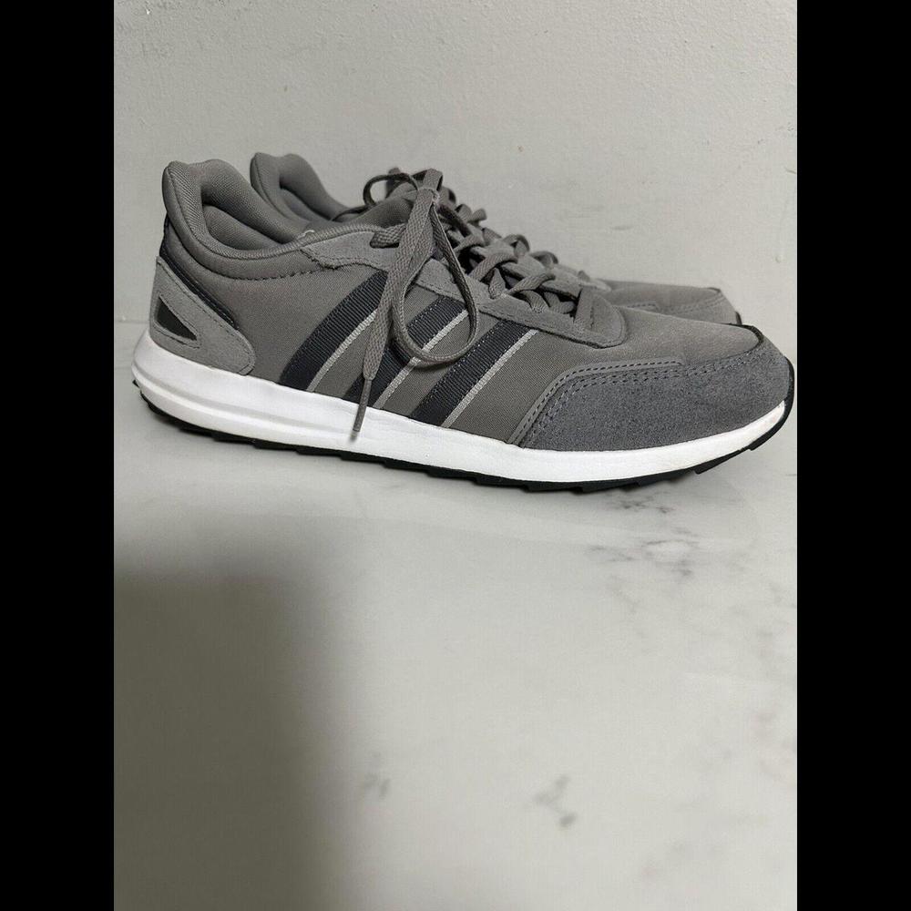 Adidas Retrorunner Trainers, Grey / White, US 9 Men
